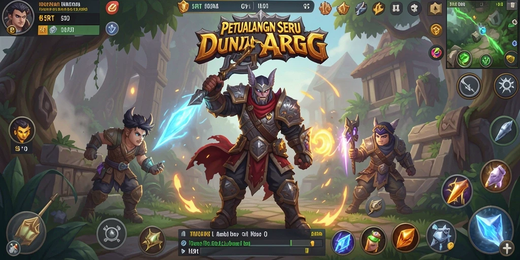 Tampilan menakjubkan dari gameplay ARPG yang menarik.