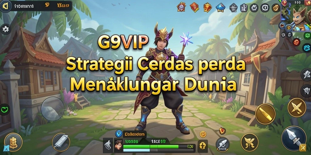 Screenshot G9VIP menampilkan momen mendebarkan dalam pertempuran strategi.