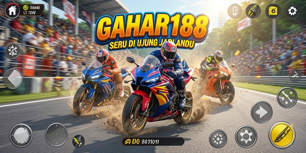 Tangkap momen seru balapan motor di GAHAR188.