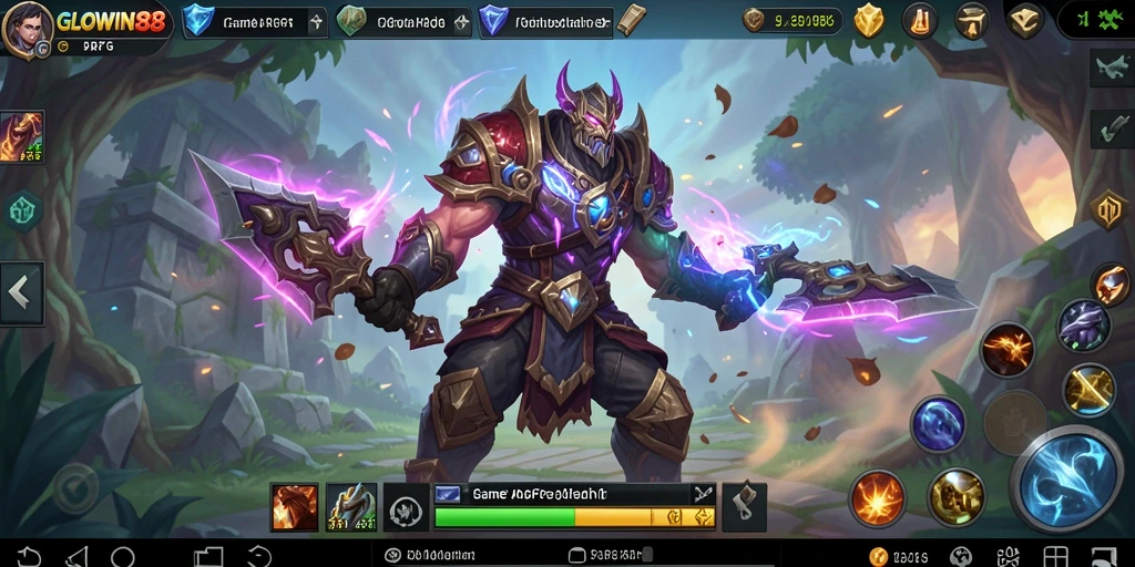 Tampilan gameplay seru dalam GLOWIN88 dengan aksi ARPG yang menegangkan.