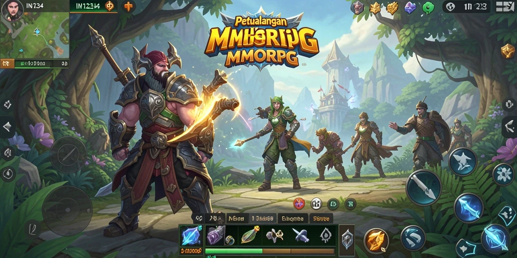 Gameplay menegangkan dalam dunia fantasi IN1234.