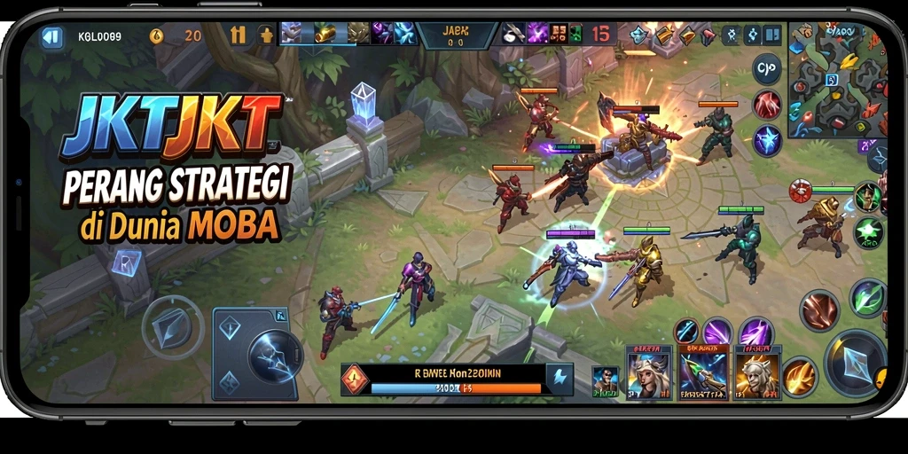 Tampilan gameplay JKTJKT dalam pertempuran tim yang seru.