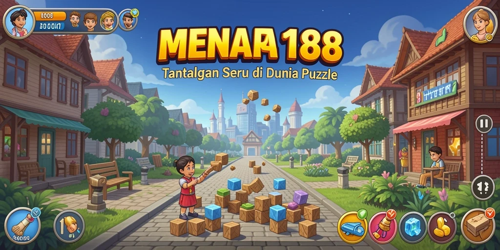 Tampilan gameplay seru dari MENARA188 dengan tantangan Puzzle.