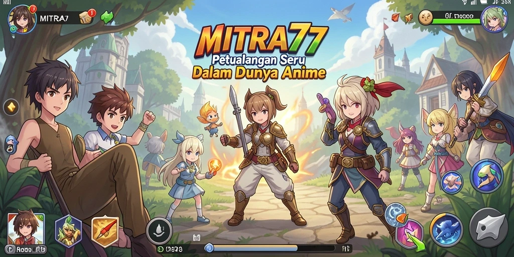 Gameplay seru <strong>MITRA77</strong> dengan karakter Anime menakjubkan.
