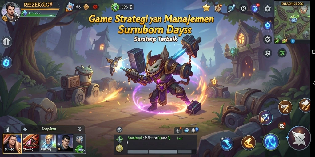 Tangkapan layar gameplay <strong>REZEKIGO</strong> menunjukkan aksi strategi yang mendebarkan.