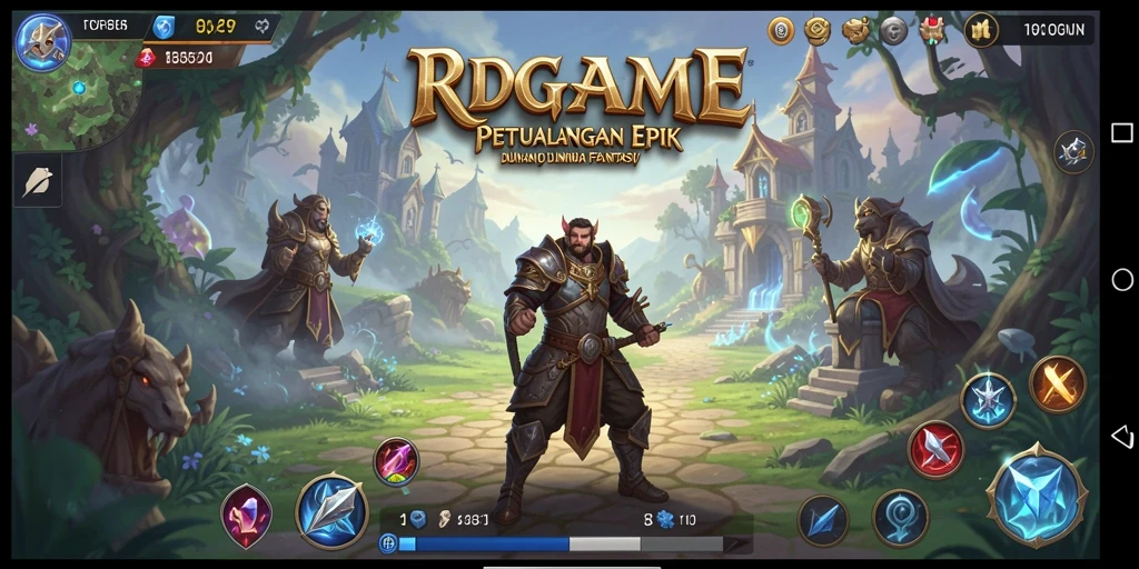 Gambaran gameplay RPGAME yang menegangkan dan seru.