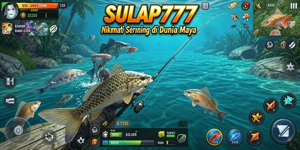 Tangkapan ikan besar dalam gameplay SULAP777.