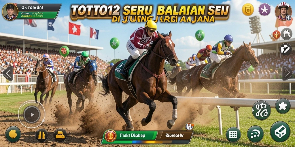 Tangkap aksi seru balapan TOTO12 dengan grafis menawan.
