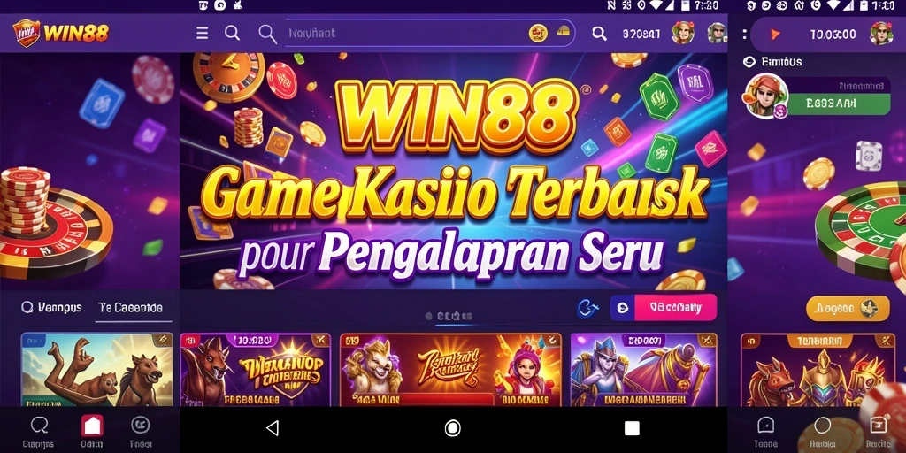 Tangkapan layar <strong>WIN88</strong> menunjukkan gameplay kasino yang mendebarkan.